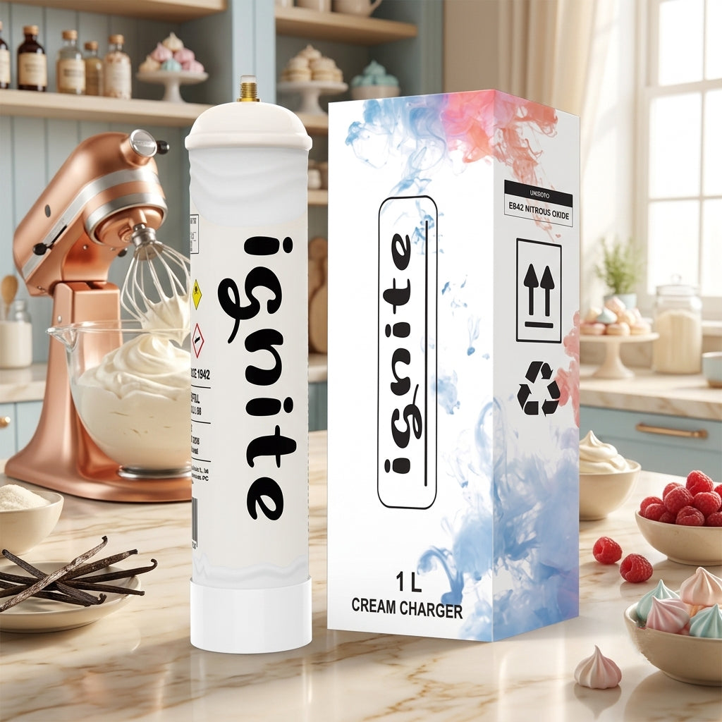 Ignite Cream Chargers 680g 1L